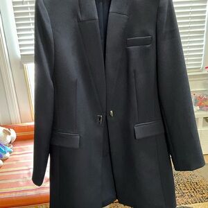Tahari Black Blazer Coat
